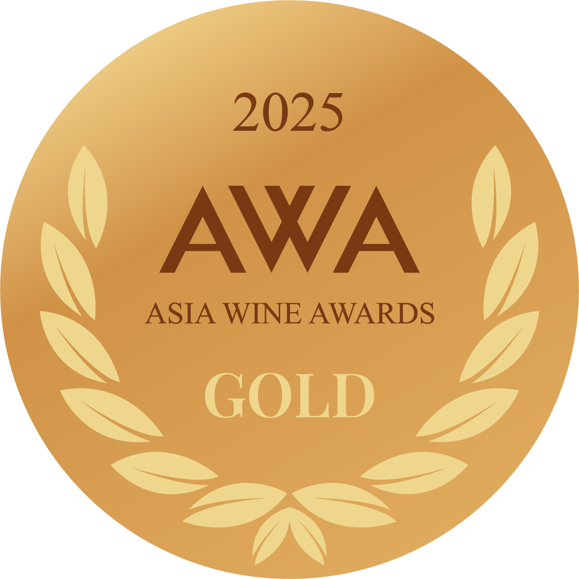 AWA 2025 Gold Medal Sticker